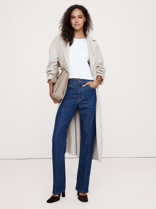 Banana Republic, High-Rise Slim Bootcut Jean