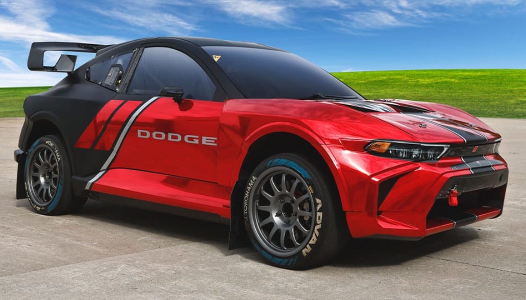 Dodge Enters Nitrocross with 1,000-Plus-HP Electric Hornet Rally Car