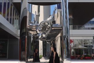 Hajime Sorayama Unveils Sleek Public Art Sculpture in Shanghai