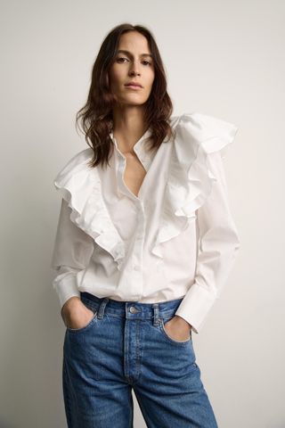 Ruffled Blouse Zw Collection