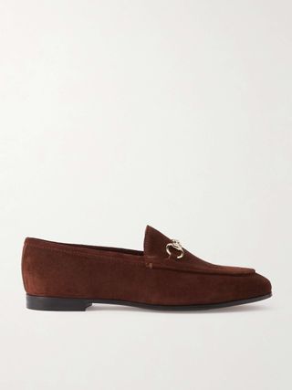 Jordaan Horsebit-Detailed Suede Loafers