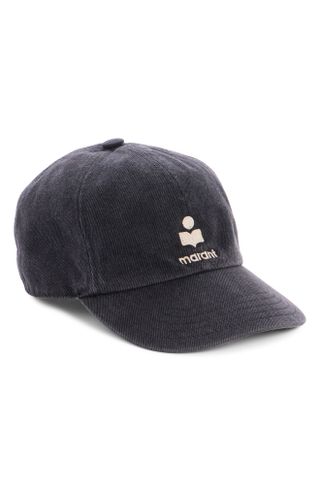 Embroidered Logo Denim Baseball Cap