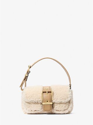 michael kors, Colby Extra-Small Shearling Shoulder Bag