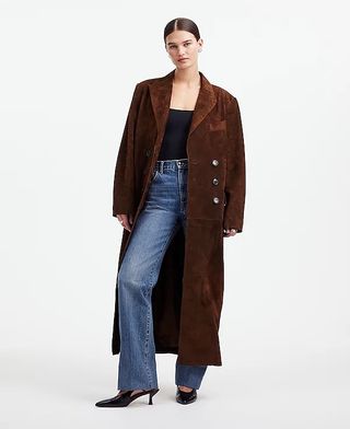 Alexa Chung for Madewell, Double-Breasted Blazer Overcoat