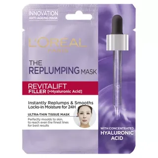 L'oreal Paris Revitalift Filler Hyaluronic Acid Replumping Tissue Mask