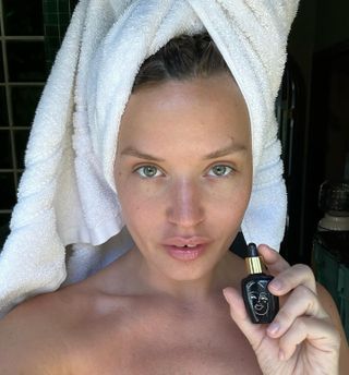 Georgia May Jagger using May Botanicals