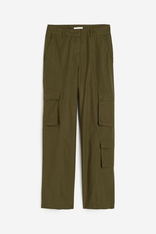 Twill Cargo Trousers