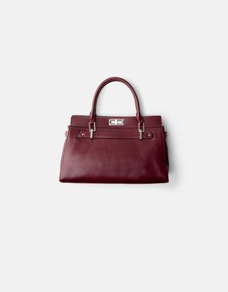 Burgundy Tote Bag