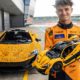 Lando Norris Takes on Silverstone in a Life-Size LEGO McLaren P1