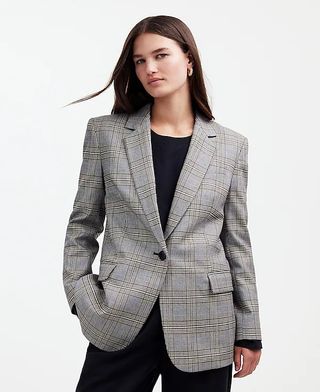 Madewell, The Kline Blazer in Cooper Plaid