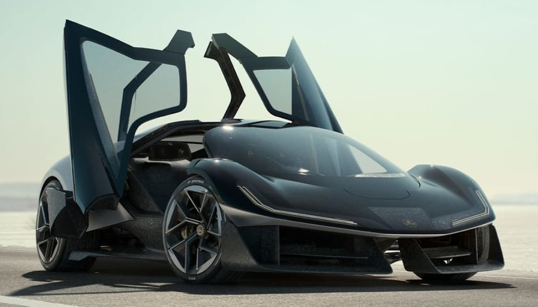 Lotus Unveils Futuristic Three-Seat Theory 1 EV Supercar Concept