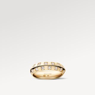 Le Damier de Louis Vuitton gold ring