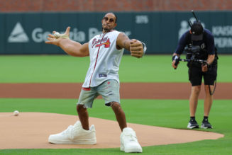 Ludacris Brings Back Giant Arms To Throw First Pitch At Braves Game