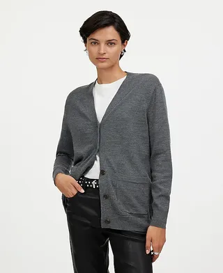 madewell, Merino Wool Boyfriend Cardigan