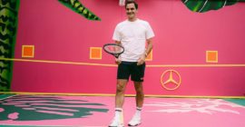 Mercedes-Benz and Roger Federer Unveil Latest Neon Legacy Give Back Project