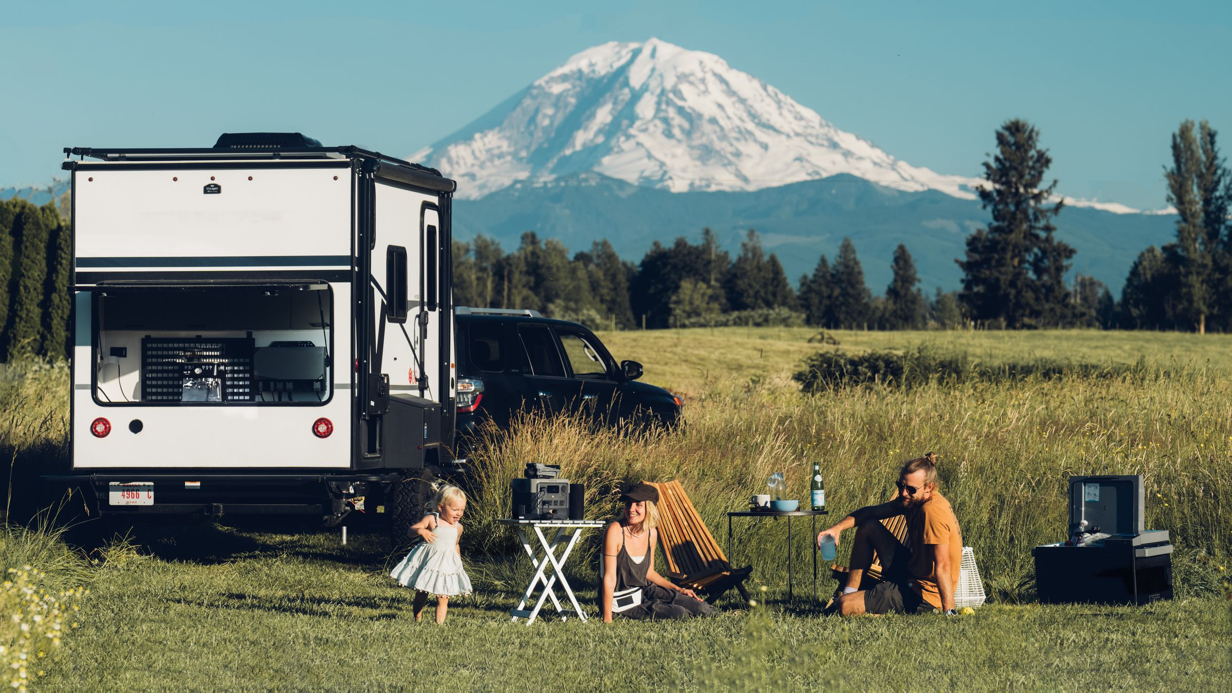 If only toddlers could be harnessed for their untapped power reserves like the new Power Kit installed in this caravan.