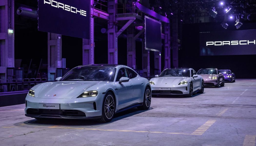 Porsche's Latest Taycan Lineup Makes Stunning Debut in Singapore