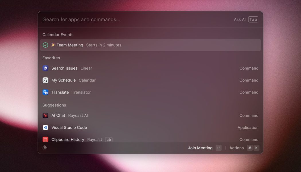 Raycast is bringing its super-powerful Mac launcher to iOS and Windows