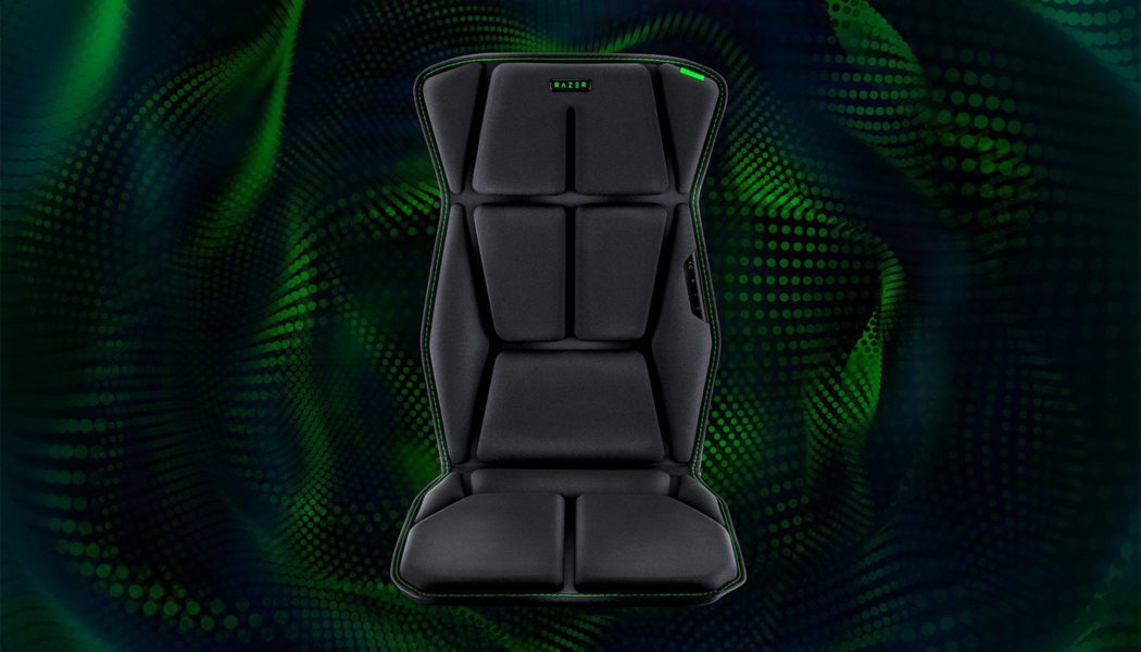 Razer leans into haptics with a new gaming cushion and vibrating headphones