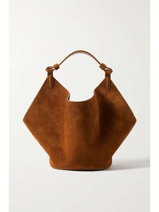 Lotus Mini Suede Tote