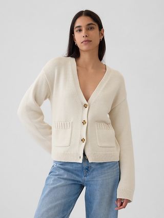 Pocket Cardigan Sweater