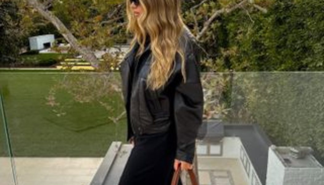 Sofia Richie Grainge Just Wore the Biggest Leather Jacket Trend of Fall 2024