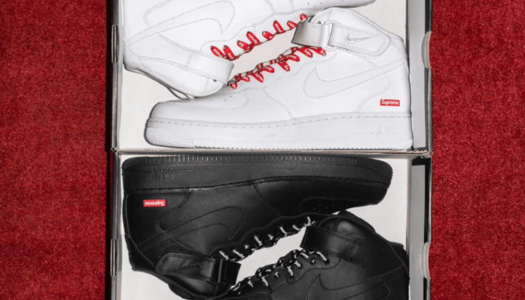 Supreme Dropping New Air Force 1 Mid's