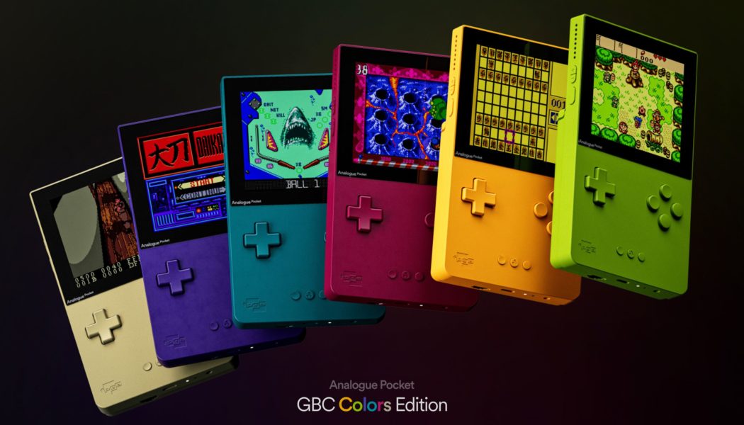 The Analogue Pocket now comes in six Game Boy Color-inspired hues