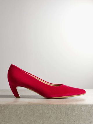 Peggy Velvet Pumps