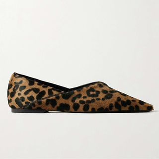 TOTEME, The Everyday Leopard-Print Calf Hair Ballet Flats