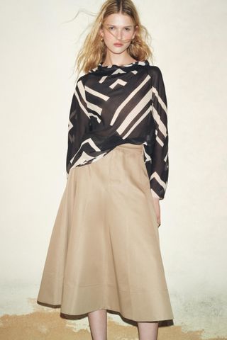 Godet Skirt Zw Collection