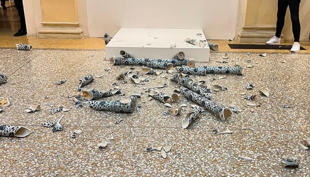 Vandal Destroys Ai Weiwei Sculpture at Bologna Exhibition Opening