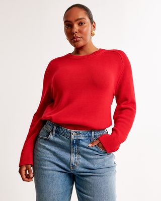 The A&f Madeline Cotton-Blend Crew Sweater