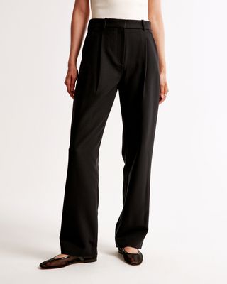 A&f Quinn Tailored Straight Pant