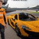 Watch Lando Norris Drive a McLaren P1 Made Entirely Out of LEGOs