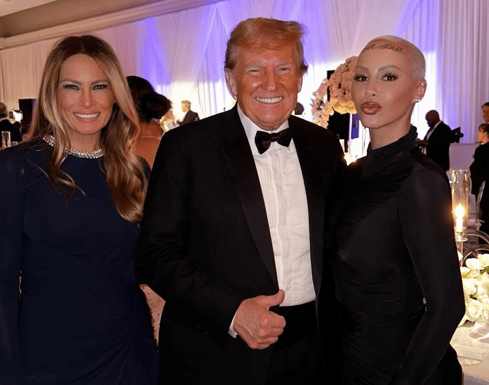 Amber Rose, Donald Trump, Melania Trump