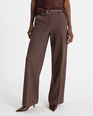 Express, Editor Mid Rise Relaxed Trouser Pant