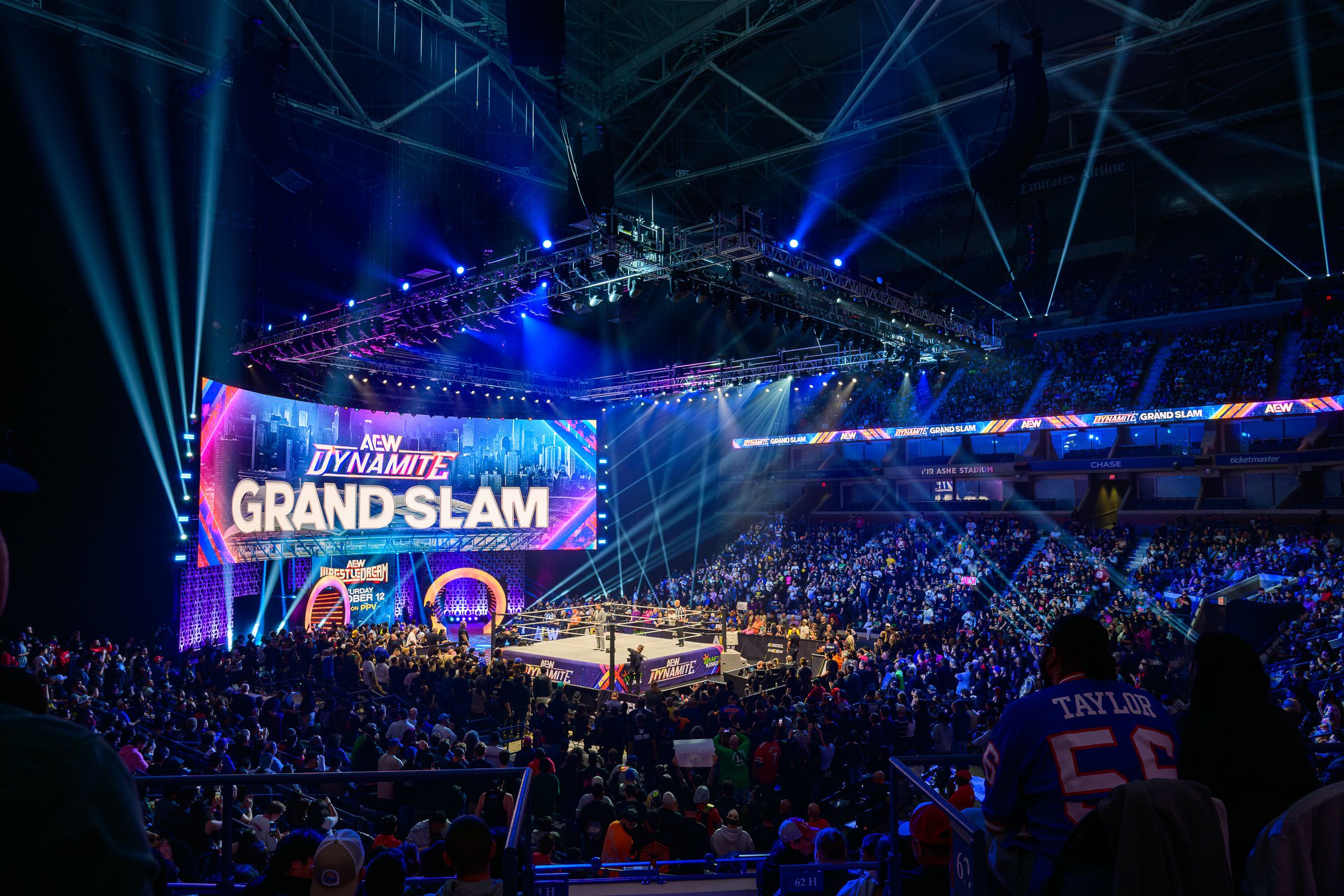 A photo from AEW Dynamite Grand Slam on September 28th, 2024.