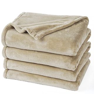 Phf Ultra Soft Fleece Blanket Queen Size, No Shed No Pilling Luxury Plush Cozy 300gsm Lightweight Blanket for Bed, Couch, Chair, Sofa Suitable for All Season, 90