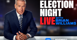 Amazon will stream a live election special hosted by Brian Williams