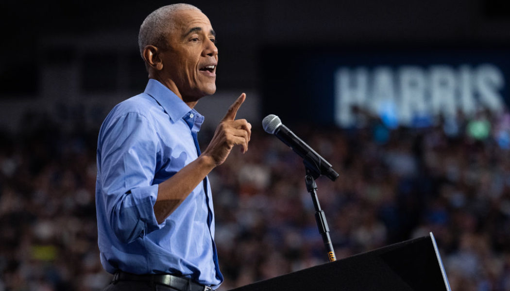 Barack Obama Implores Black Men To Back Kamala Harris