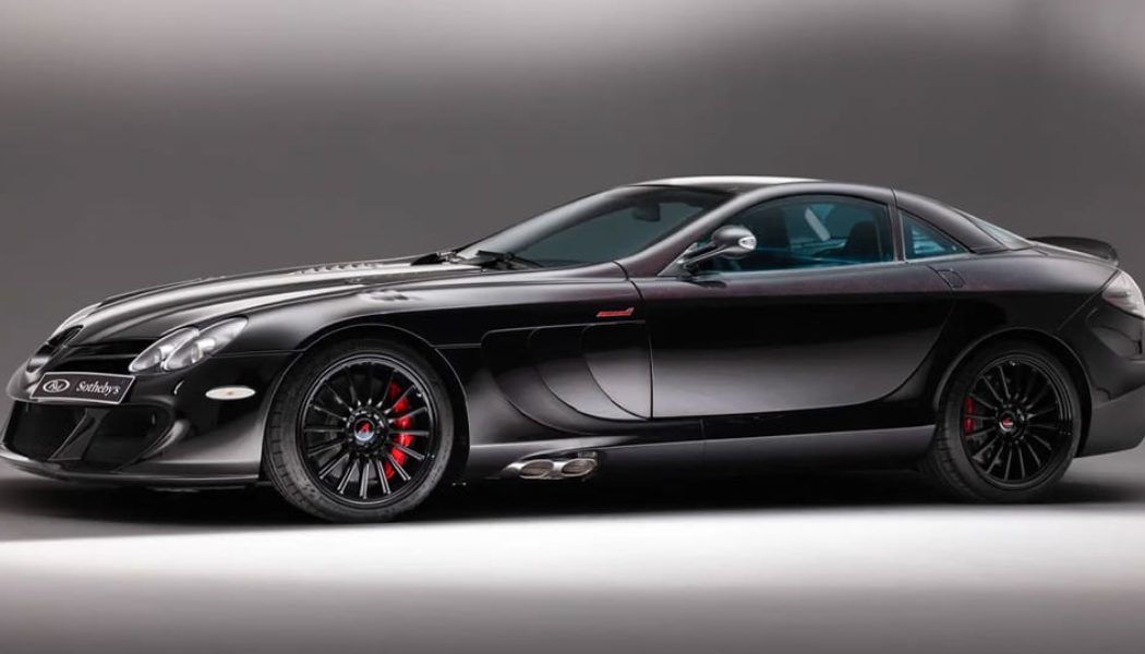 Bespoke Fire Black Mercedes-Benz SLR 'McLaren Edition' Surfaces for Auction