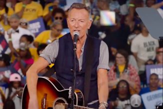 Bruce Springsteen performs at Kamala Harris rally in Atlanta