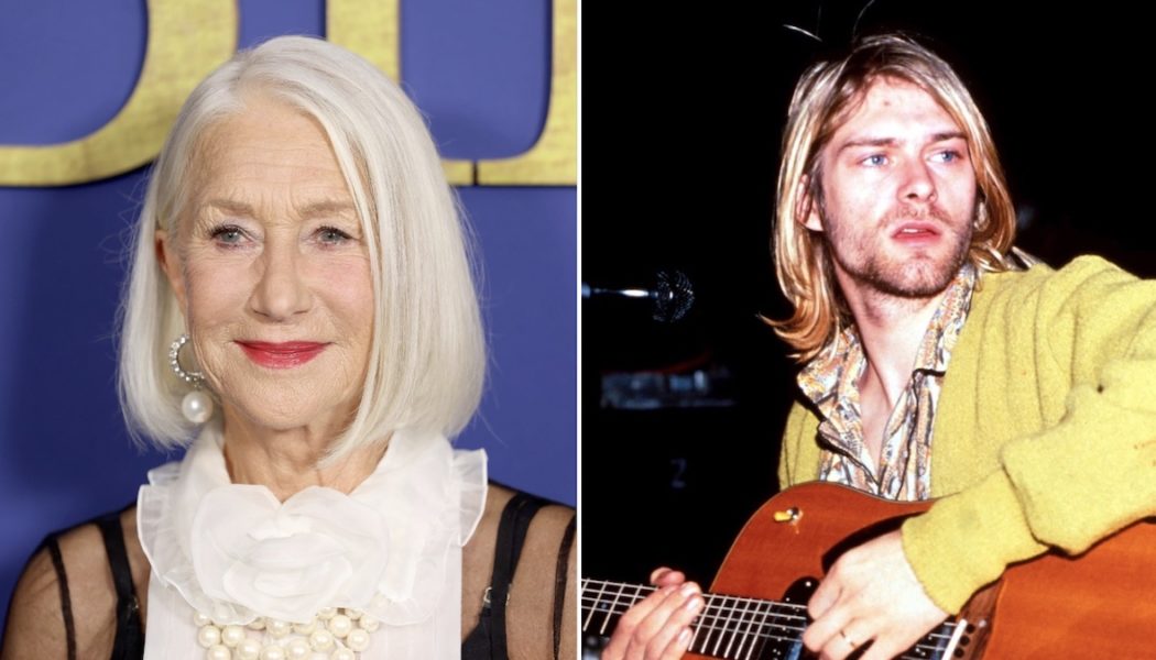 Dame Helen Mirren says she's "sad that Kurt Cobain died when he did because he never saw GPS"