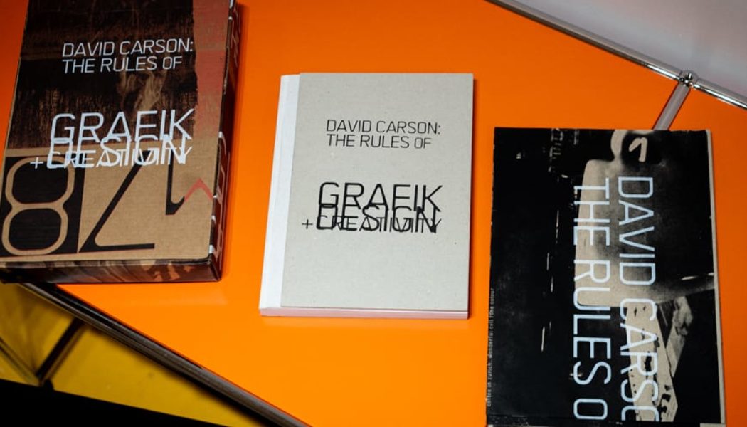 David Carson's Lost Archive Resurfaces in 'The Rules of Grafik Design + Creativity'