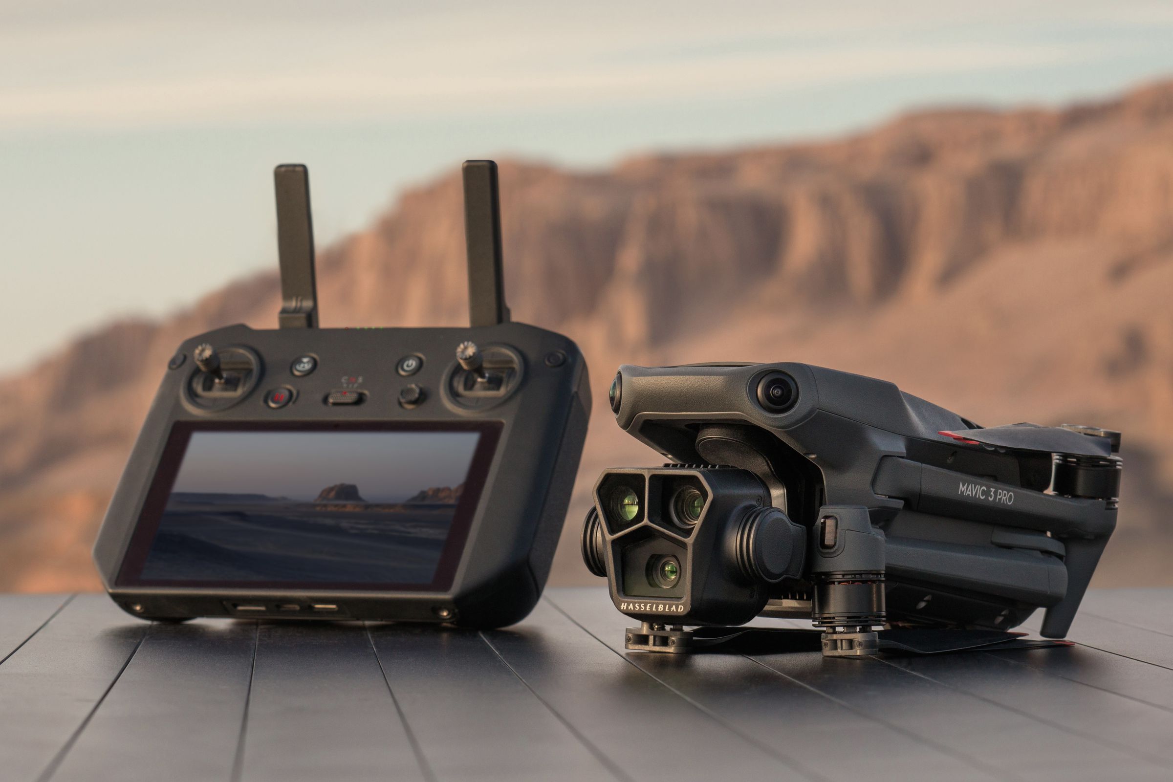 The DJI Mavic Pro 3 drone.