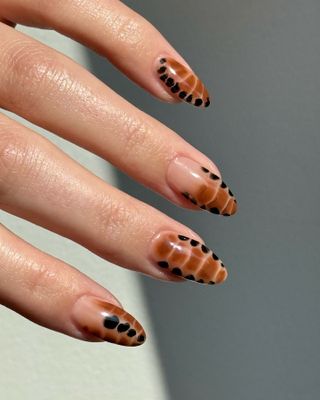 Photo of animal print nails