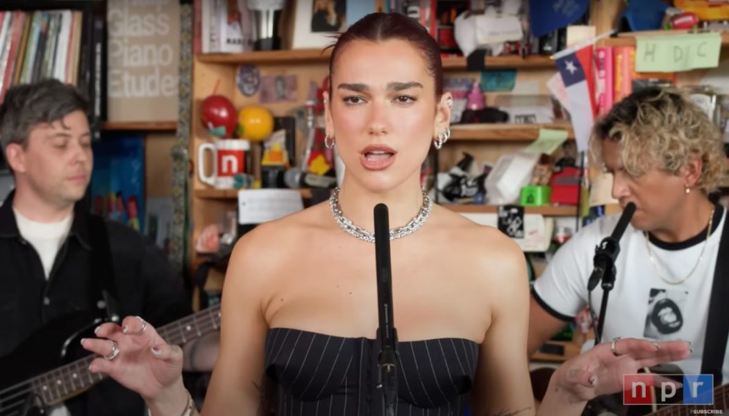 Dua Lipa performs a groovy Tiny Desk Concert