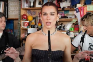 Dua Lipa performs a groovy Tiny Desk Concert