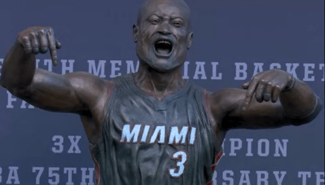 Dwyane Wade's New Statue Looks Nothing Like The Former NBA Superstar, X Users React